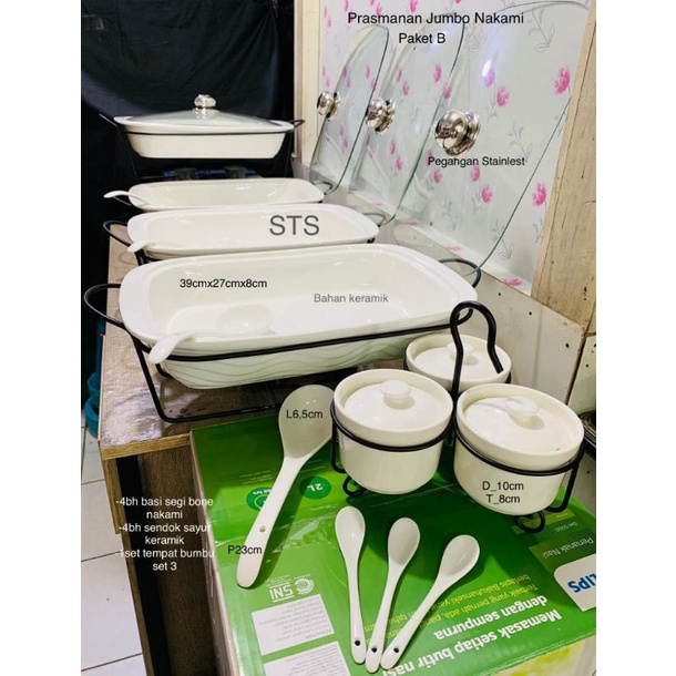 Prasmanan Pesta Keramik Nakami Jumbo Set