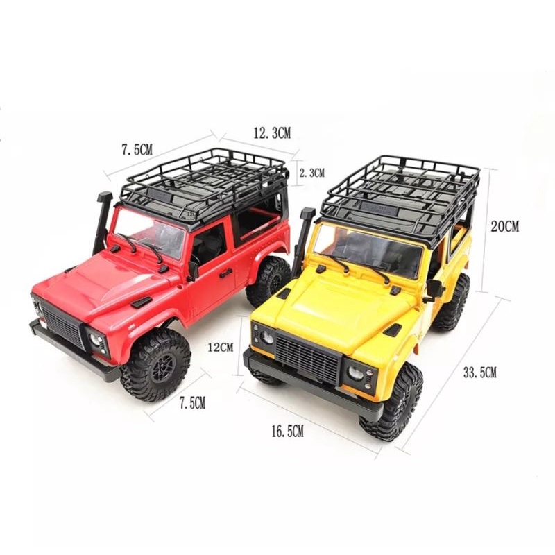 Mobil Remote Jeep MN 90 Mobil RC Offroad 4WD skala 1:12