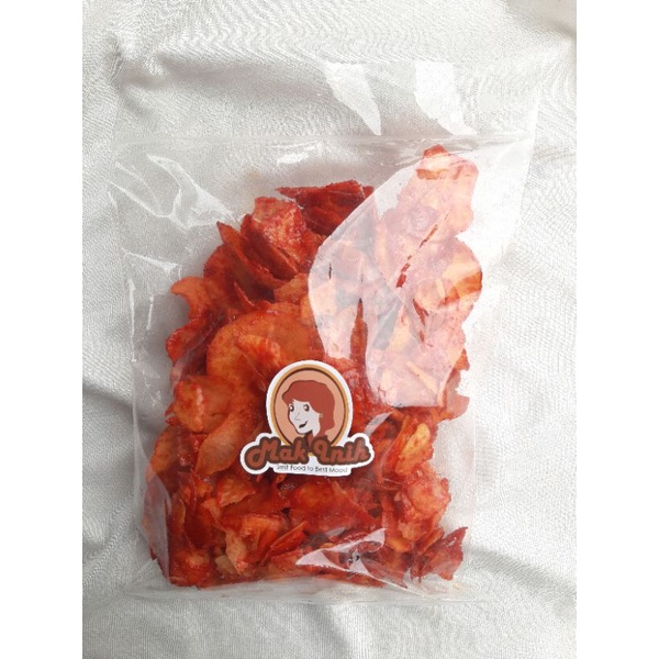 

KERIPIK SINGKONG PEDAS SINGKONG SAMBAL PEDAS