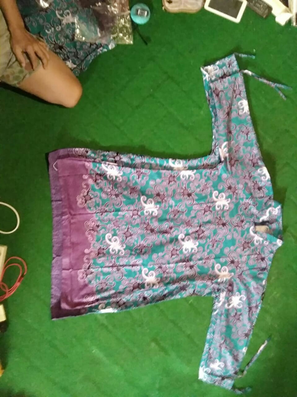 Batik Couple Keluarga - Batik Couple Busui Motif Cumi Toska - Seragam Batik - Batik Pekalongan