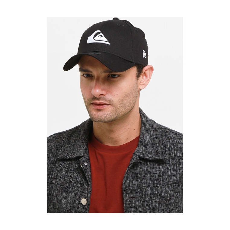 TOPI QUIKSILVER ORIGINAL ASLI ORI TERBARU LOGO POLOS KEREN HITAM Q01