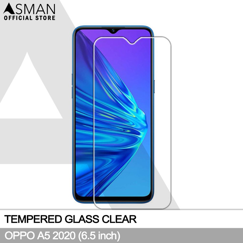 Tempered Glass OPPO A5 2020 (6.5&quot;) | Anti Gores Pelindung Layar Kaca - Bening