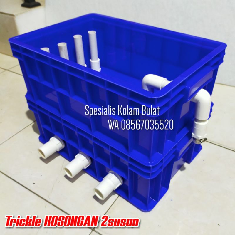 KOSONGAN Trickle Filter Small Filter Kolam Koi 2susun