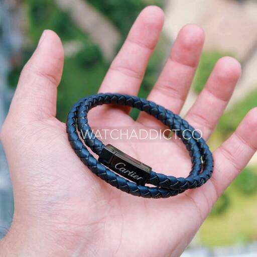 Gelang Tangan Pria / Cowok / Cartier / Navy