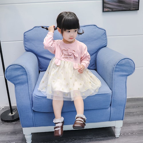 Dress Anak Perempuan Princess Hello With Me / Kualitas premium K10