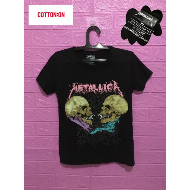 preloved cotton on metalica