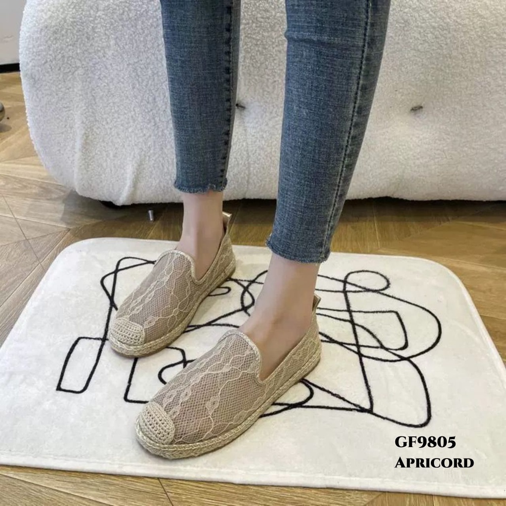 RESTOCK WYN SEPATU LOAFERS ESPADRILLIES MESH CLASSIC SHOES GF9805