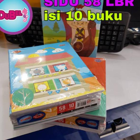 

Kekinian Buku Tulis Sidu 58 Lembar isi 10 Buku