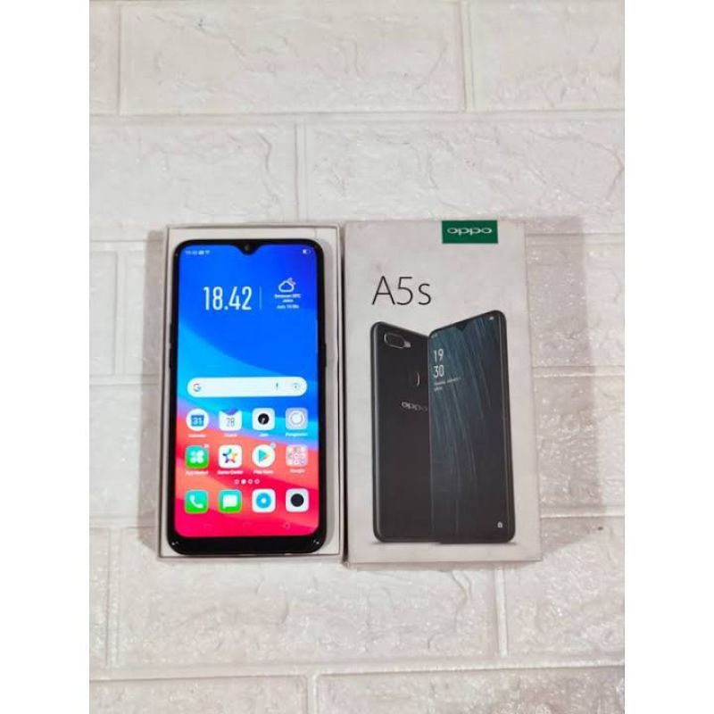 OPPO A5S 3/32 FULLSET NO MINUS BEKAS SEPERTI BARU Garansi 3bulan