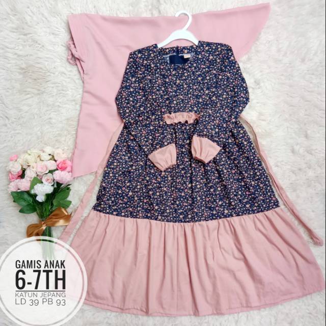 Gamis anak pesanan bunda wiwik