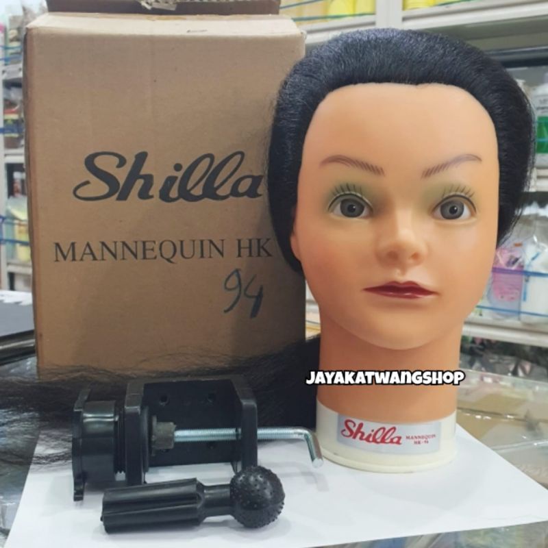 SHILLA Mannequin HK - 94 100% Rambut Asli Original | Manekin | Patung Kepala | Boneka Kepala