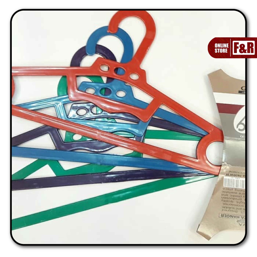 Gantungan Baju Plastik Hanger Baju Plastik Hanger Gantungan Pakaian Isi 4 pcs