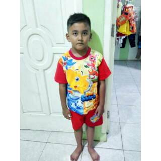 Baju anak /Kaos anak karakter/setelan anak karakter 1-9