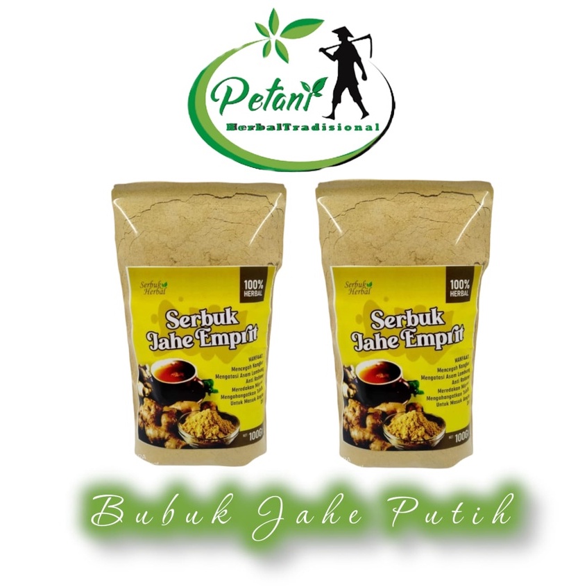 Jahe Emprit 100g Jahe Emprit Bubuk Jahe Emprit Instan Serbuk Jahe Emprit Cendhani Minuman Herbal