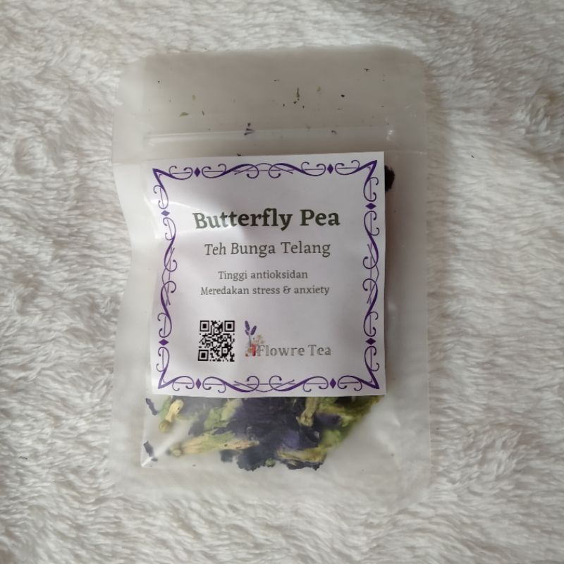 Jual Teh Bunga Telang Kering Butterfly Pea Gr Shopee Indonesia