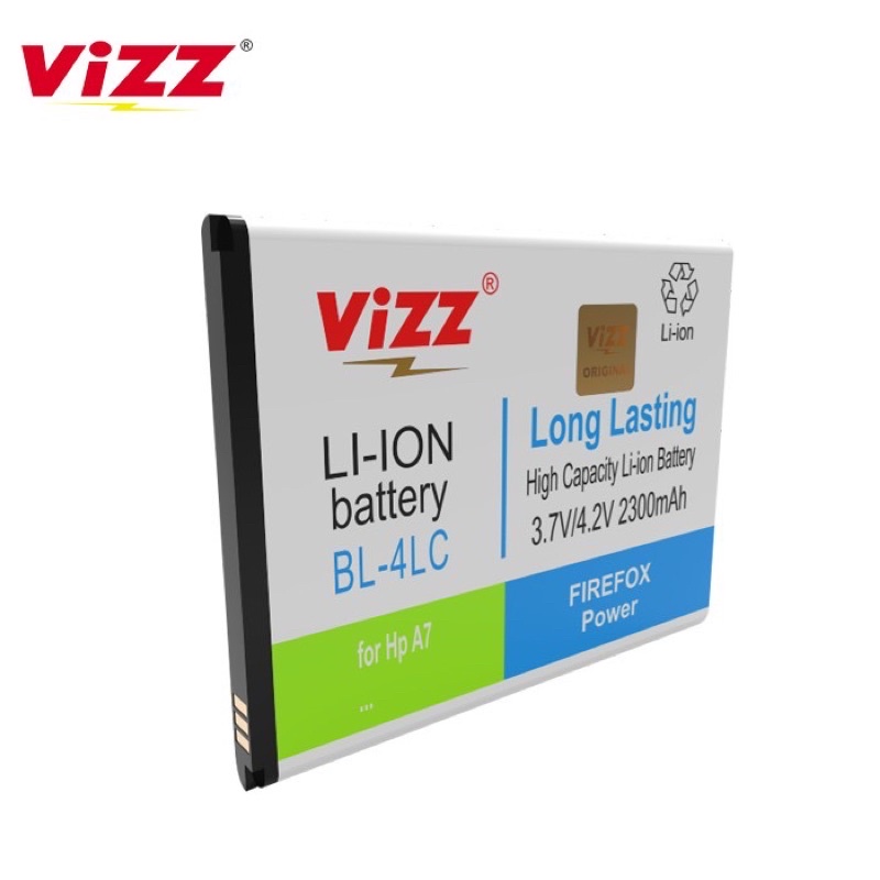 CLEARANCE STOK BATERAI VIZZ EVERCOSS 4LC A7