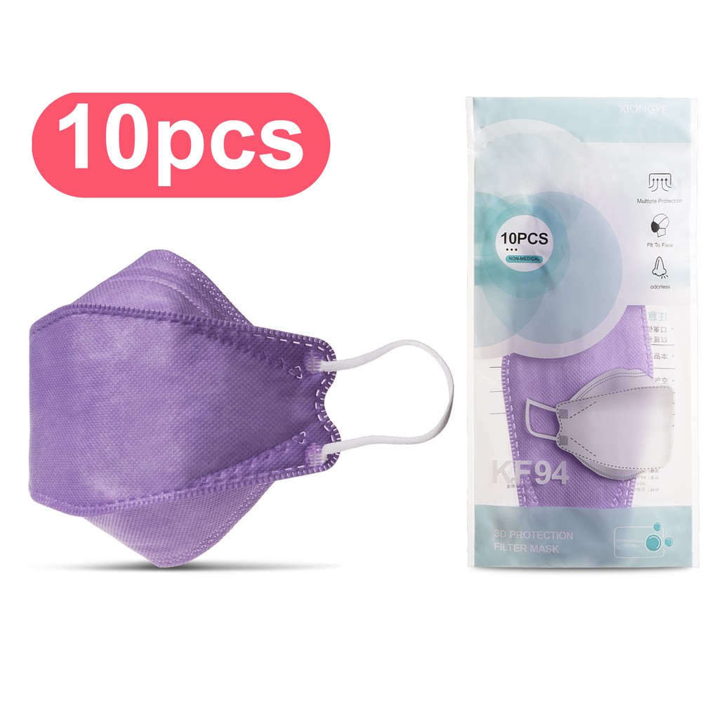 Masker Kf94 Korea Warna Warni Perlengkapan Non Medis Original Face Mask 4 Ply Kn95