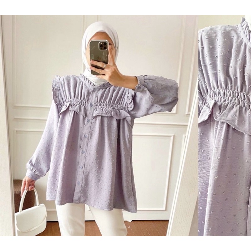 Blouse Kringkle Premium/ Blouse Airflow/ Blouse Crinkle