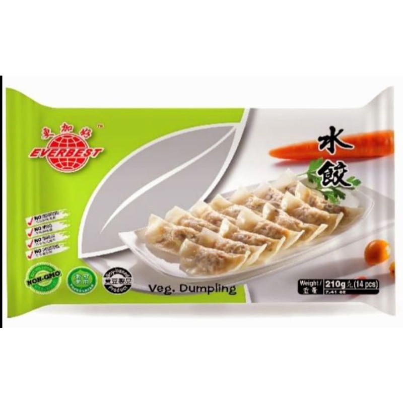 

Everbest Vegetarian Dumpling 210g(14pcs)/shui jiao