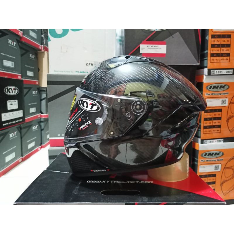 HELM KYT NX_RACE CARBON PULL KARDUS ORIGINAL KYT