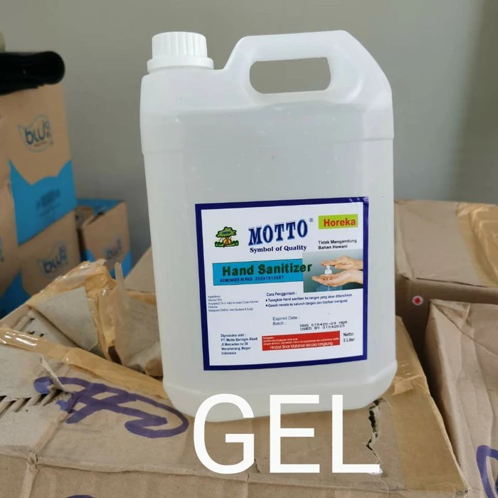 Hand Sanitizer 5liter Merk Motto Gel Shopee Indonesia