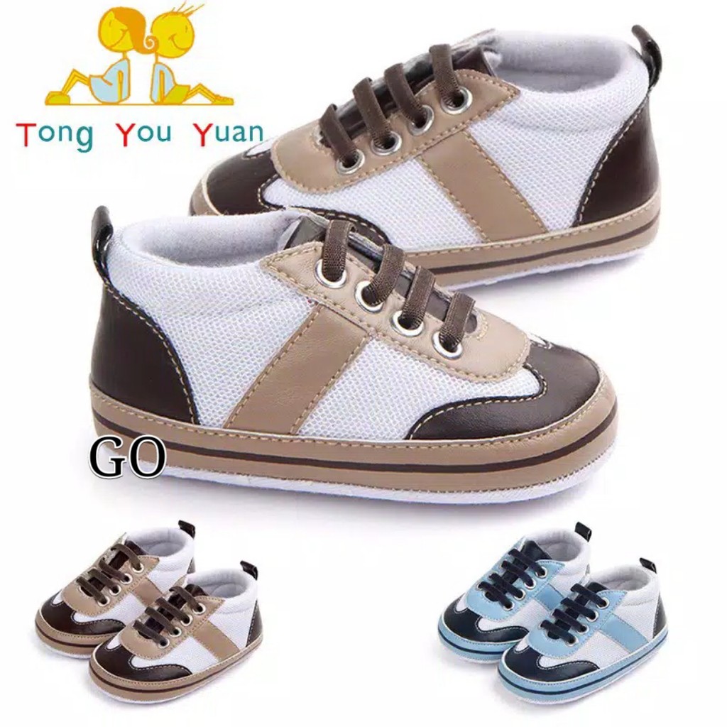 gos  0987 HI SQUAD Sepatu Anak Laki Sepatu Bayi Prewalker Shoes 0-18 bulan Import