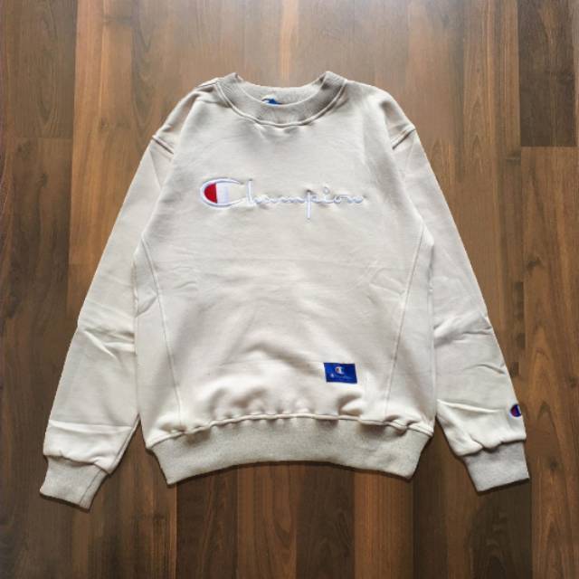 champion cream sweater