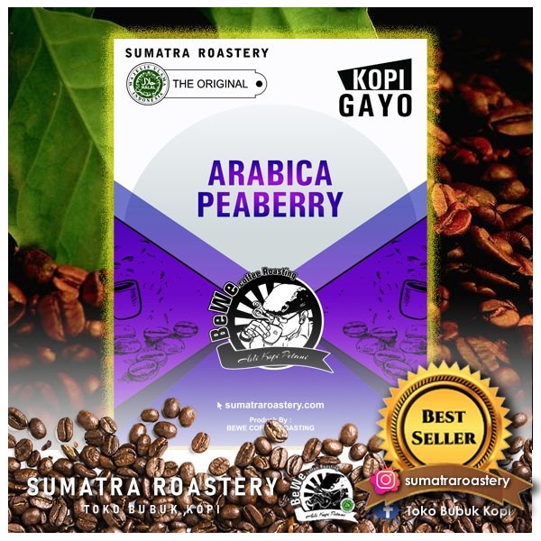 

KOPI 1KG PEABERRY | KOPI LANANG | SUMATRA ROASTERY | ASLI KOPI GAYO | BIJI KOPI 1000 gram