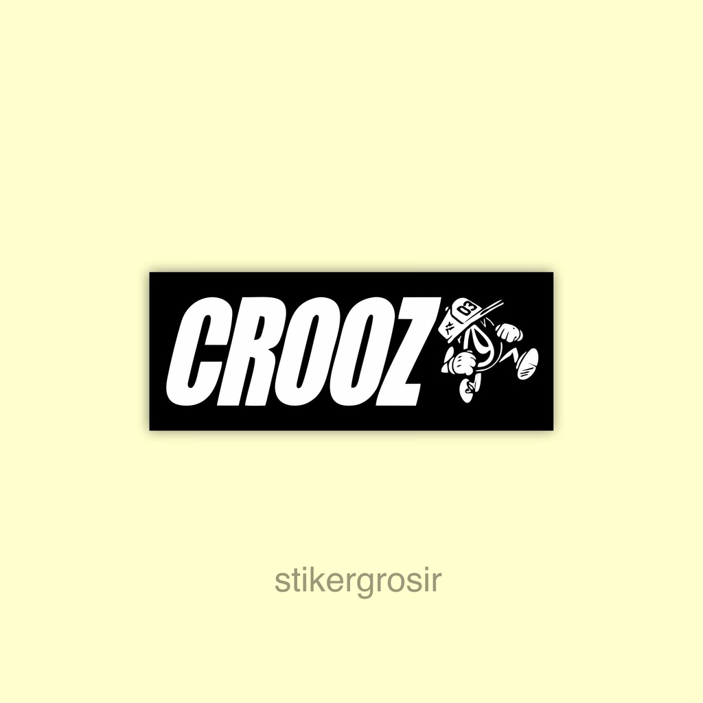 

Stiker Sticker Crooz Black White Case Phone Logo Brand Skate Surf Band Aesthetic Termurah Pop Art Clothing Basic Daily Tumblr Laptop HP Casing Striping Tempel Label Merk Dinding Graftac Vinyl High Quality decal