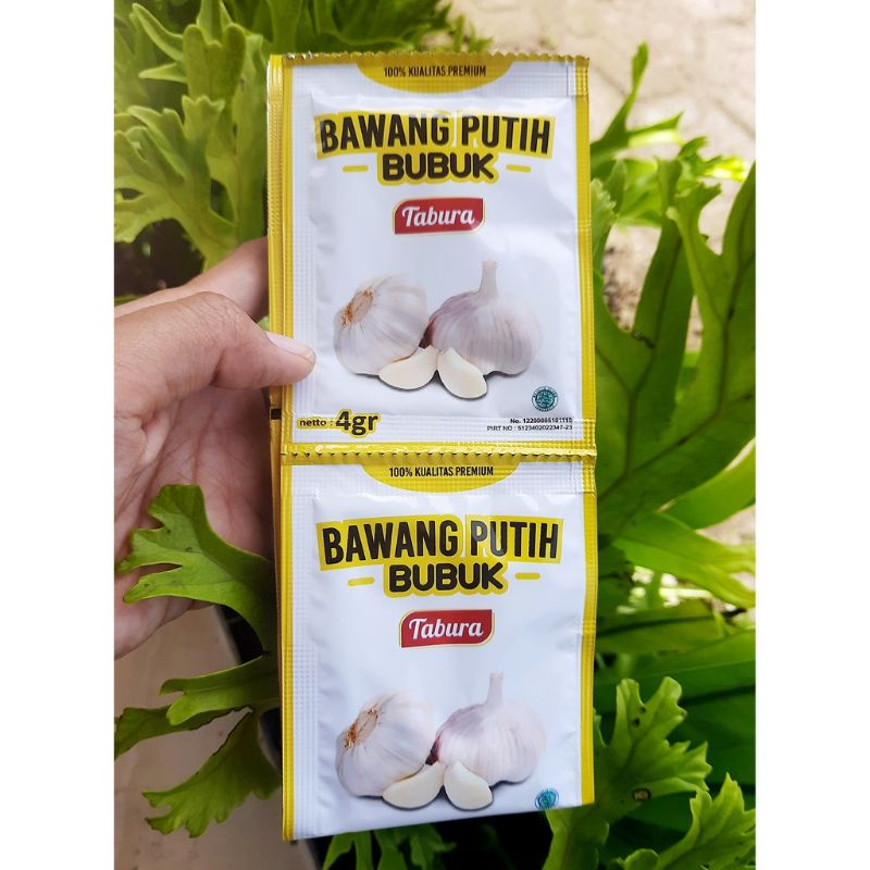 

Tabura Bawang Putih Bubuk/Renteng 12 pcs