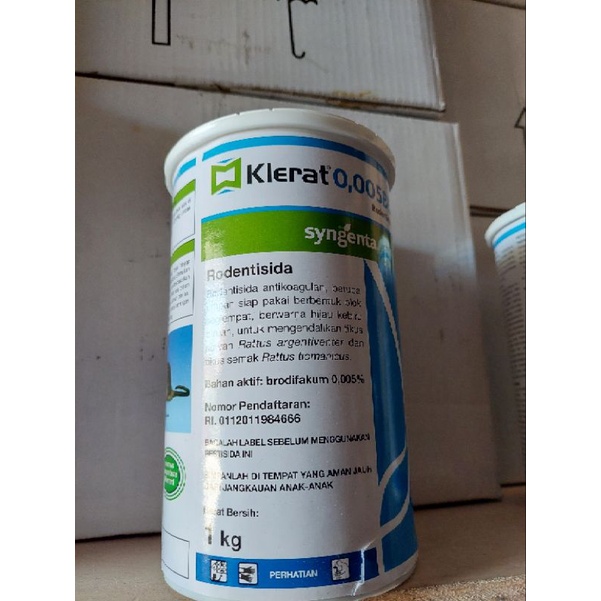 Umpan tikus rodentisida Klerat 1 KG 1KG