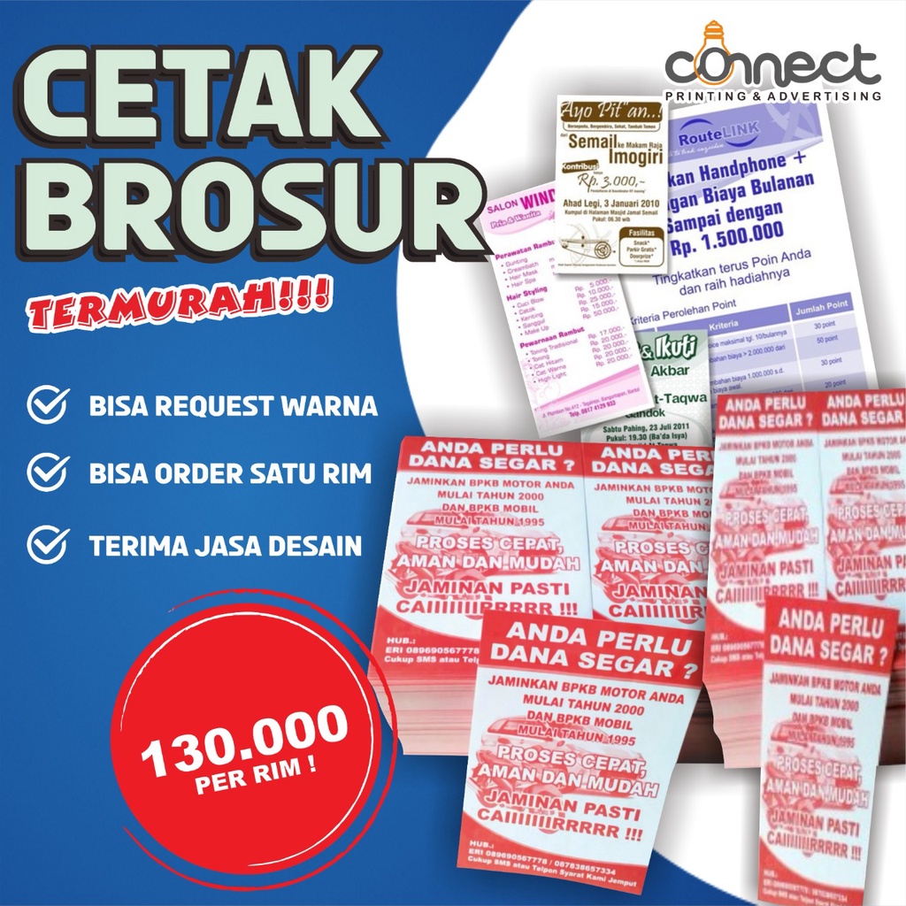 

Cetak Brosur Satu Warna