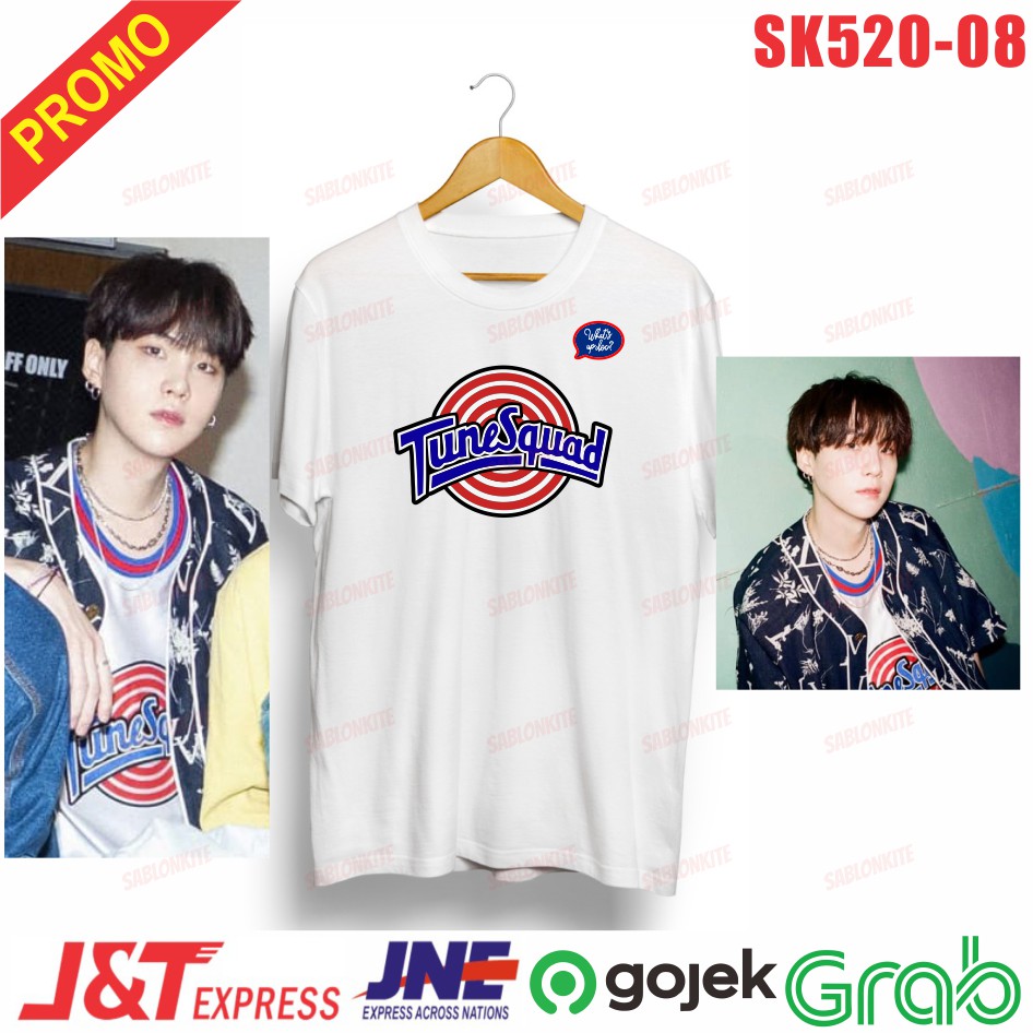 NEW!!! KAOS KPOP SUGA DYNAMITE TUNESQUAD NEW SK520 COMBED 30S