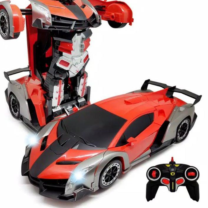 ➺ Mobil Remot Control Transformer Besar mobil robot besar mobil berubah robot mobil autobots ❁