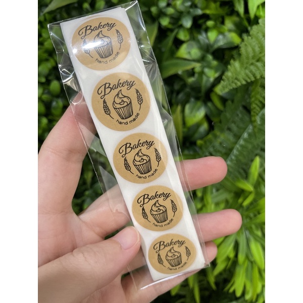 (50pcs) Stiker Thank You Bulat size 2,5cm / Thank You stickers Olshop etc-Bakery handmade