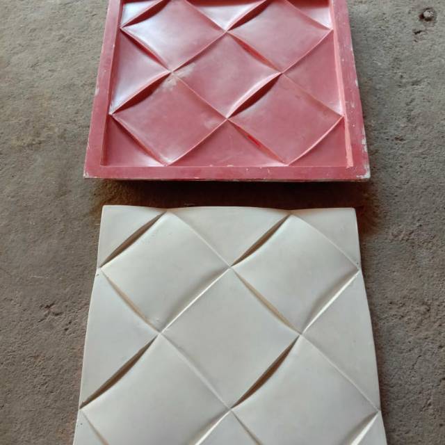 Cetakan Panel 3D "Square Wave"