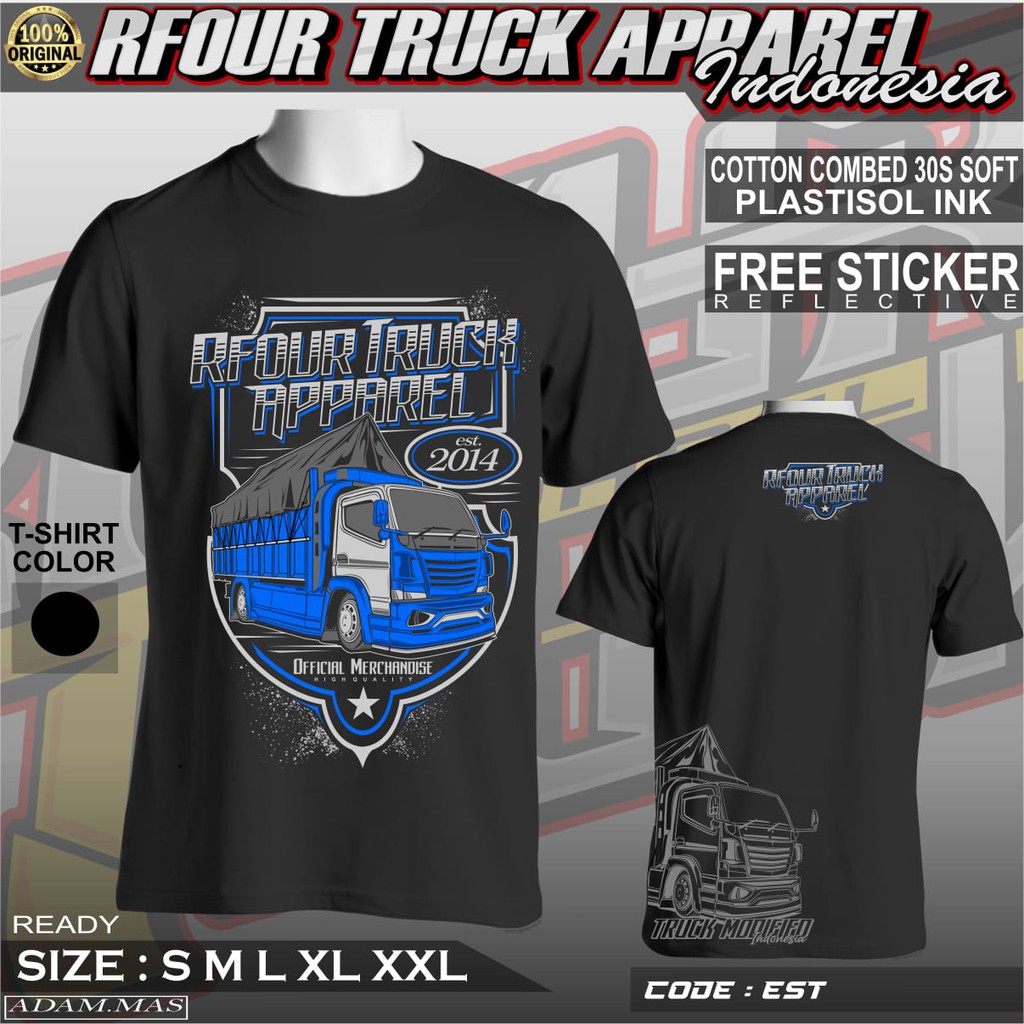 Kaos Truck Canter // Kaos Truck Original // Kaos Truk Oleng // Kaos Driver Muda // Canter Mania