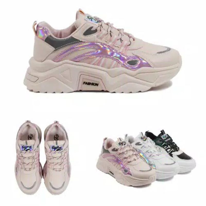 SNEAKERS FASHION KOREA / SEPATU SPORT HAK TINGGI