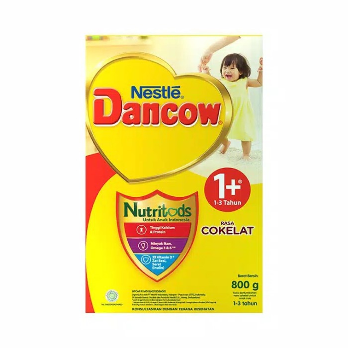 DANCOW 1+ COKLAT 800gr