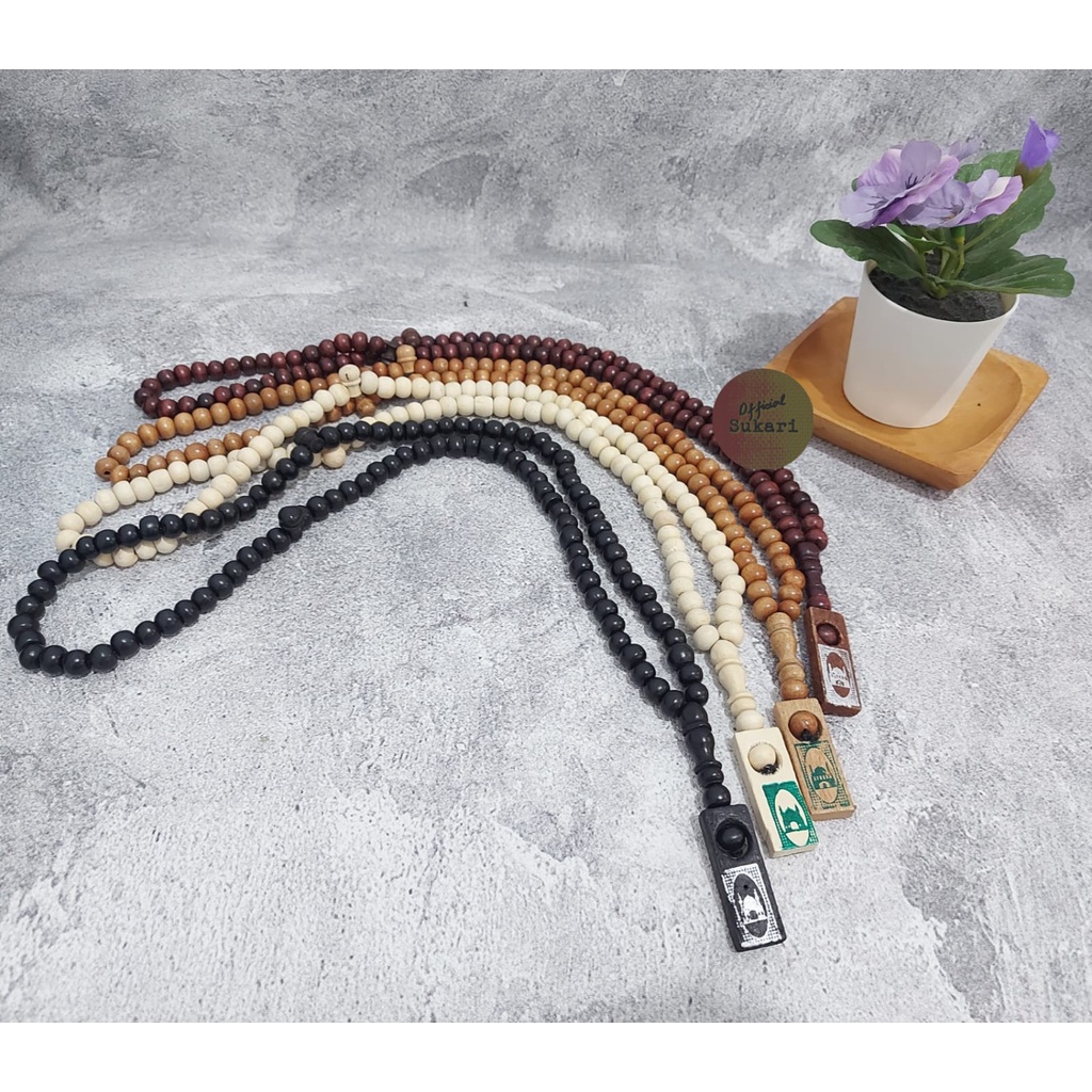 Tasbih / Tasbih Kayu 99 Butir / Oleh oleh haji