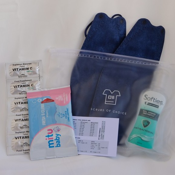 Antiseptic Travel Pack Theatre Blues from Dokmin - Stay Safe