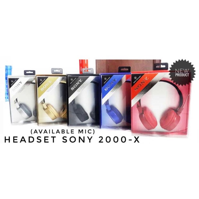 Headset Sony 2000-X Super Bass