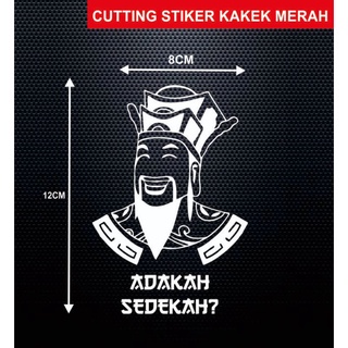 Jual Cutting Stiker/Sticker Kakek Merah Domino Higgs Kecil Auto jackpot