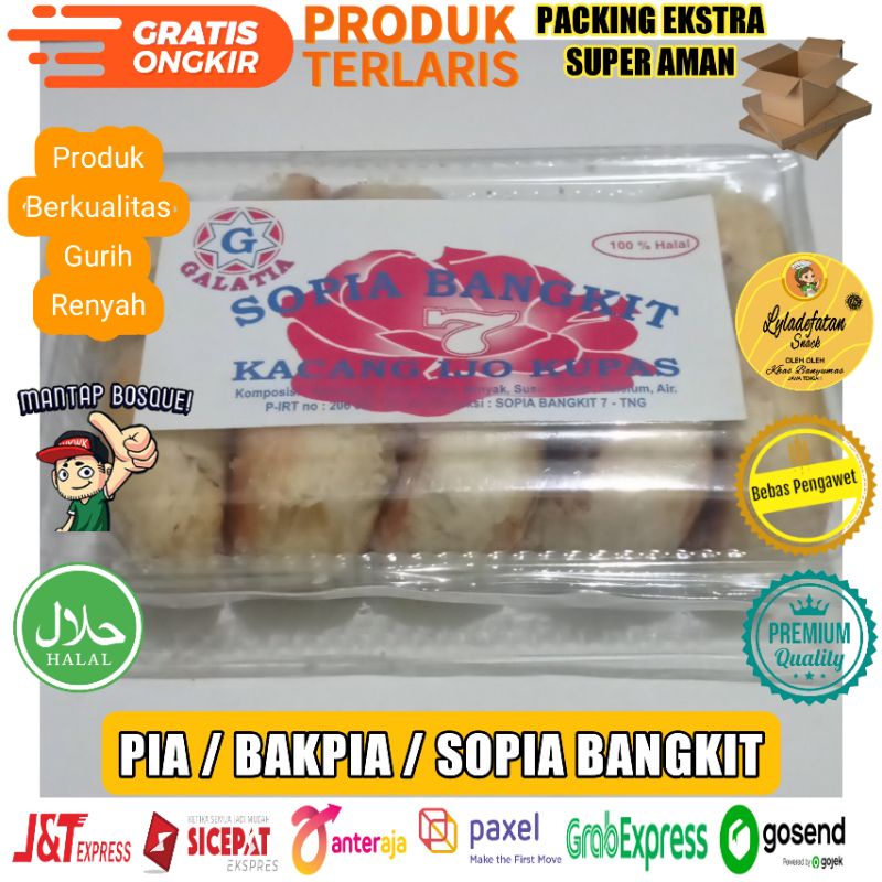 

PIA BAKPIA / SOPIA BANGKIT / SOPIA ISI KACANG IJO / PIA SOPIA / PIA ISI KACANG IJO / BAKPIA ISI KACANG IJO KUPAS