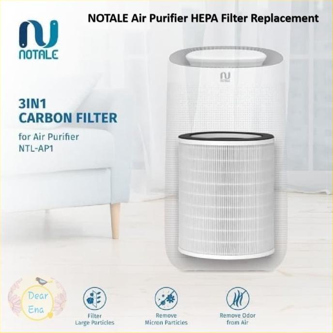 Jual Notale Air Purifier Hepa Filter Replacement Ntl Ap Shopee Indonesia