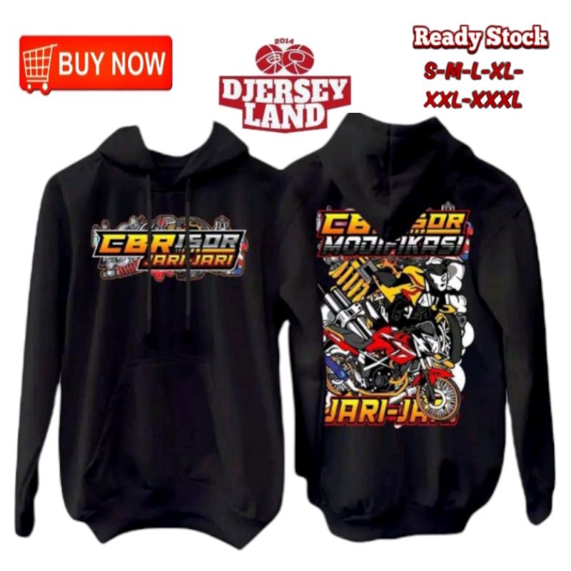 HOODIE JUMPER MOTOR CBR DOTA RACING CBR 150R KEREN BAHAN COTTON FLEECE PREMIUM