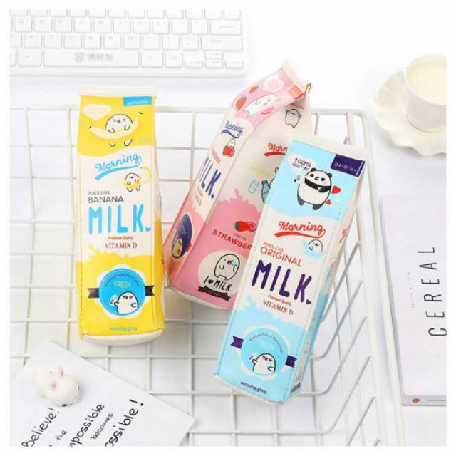 

Tempat Pensil Kotak Susu Morning Milk