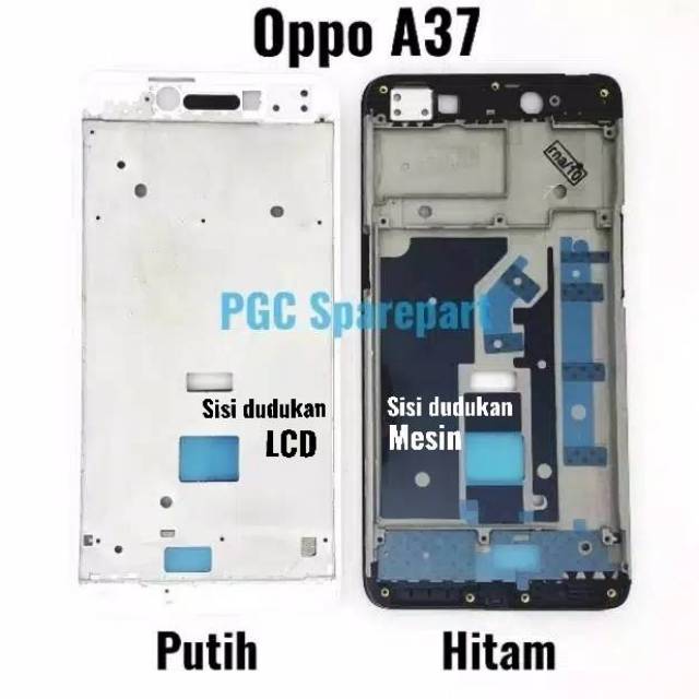 u8k1- Original Frame Bezzel Oppo A37 A37F - Neo9 Neo 9 - Bezel Tulang tengah dudukan LCD & Mesin
