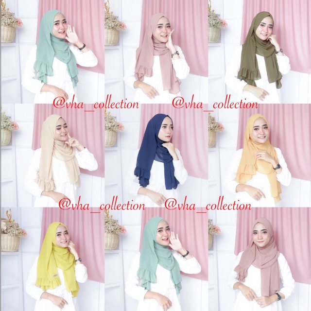 INNARA MEDINA | Pasmina RUFFLE Ceruty Babydoll