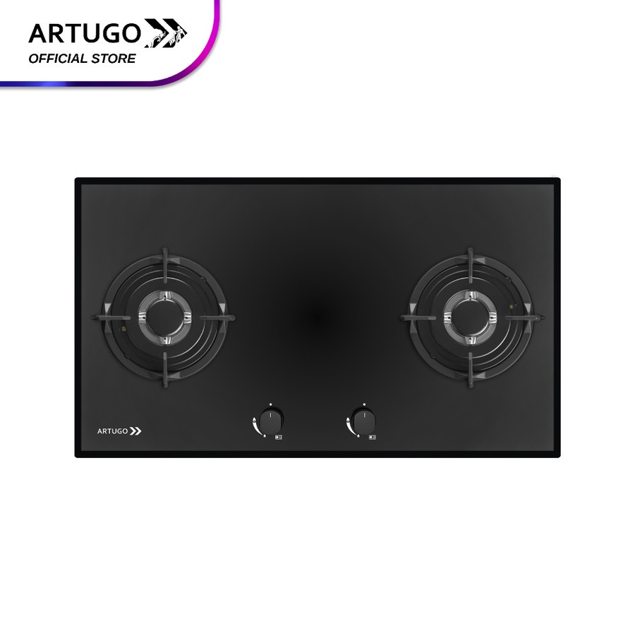 Artugo Built In Glass Gas Hob/Kompor Tanam Gas AH 270 CB Panjang 70 cm